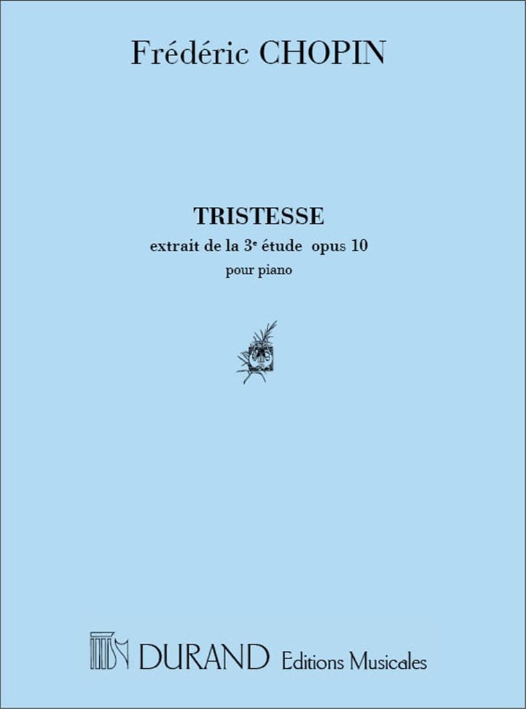 Tristesse Op3 N 10 Piano